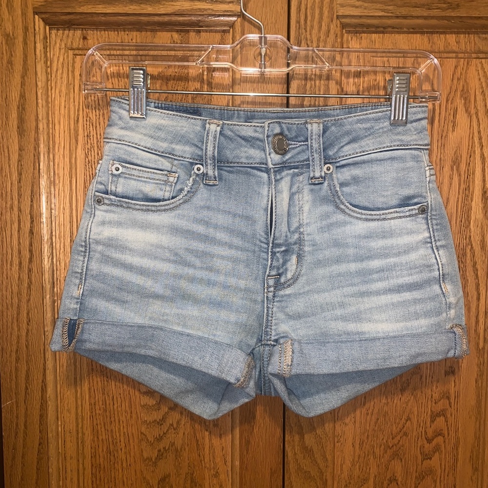 AE Hi-Rise Jean Shorts